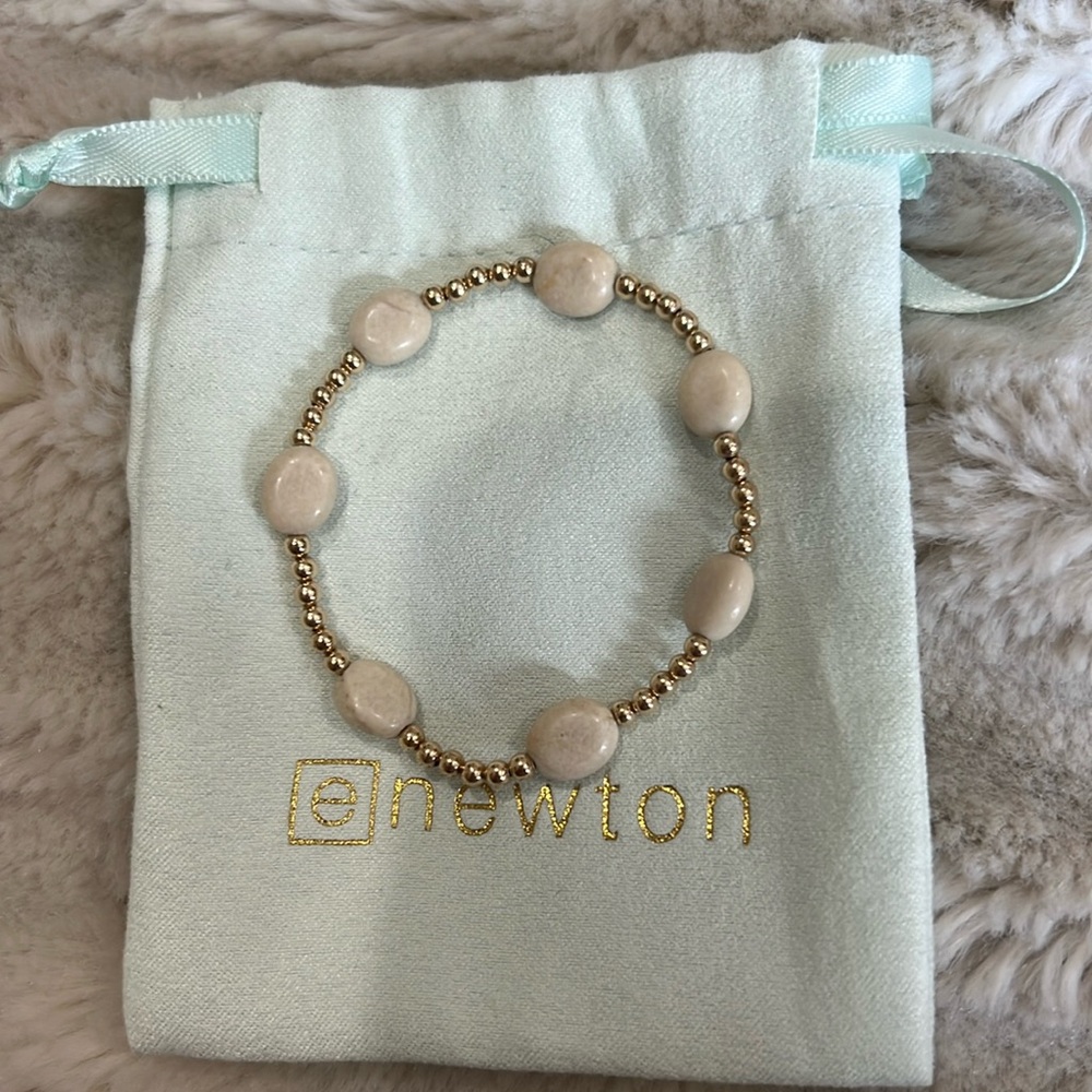 enewton 14kt gold filled and gemstone bracelet